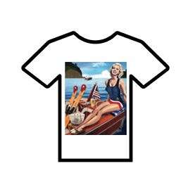Waterway Soiree Commemorative Pin-up T-Shirt